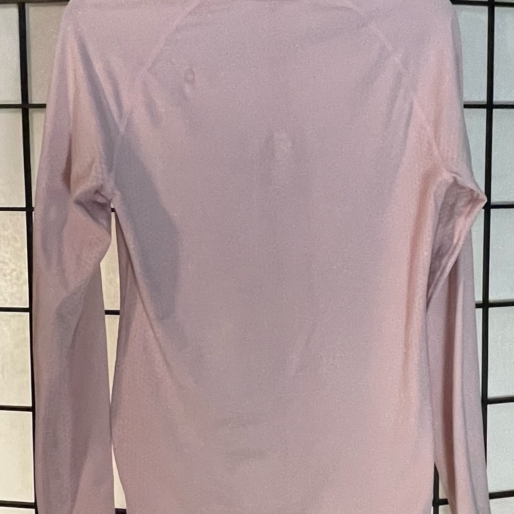 Women's Light Pink Long Sleeve Figs undershirt.